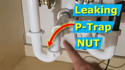 p trap leaking at connection|How to Fix or Replace a Leaky Sink Trap